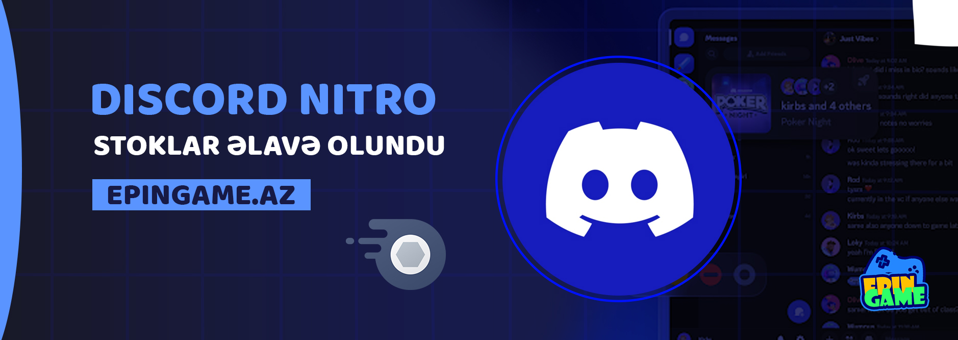 Discord Nitro stoklarda.